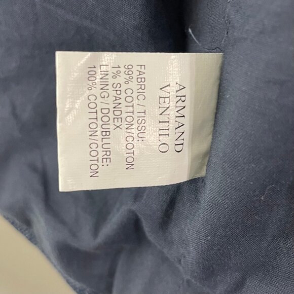 Armand Ventilo Embellished Denim Vest Studs Rivet Beads Applique Western Boho - Picture 15 of 16